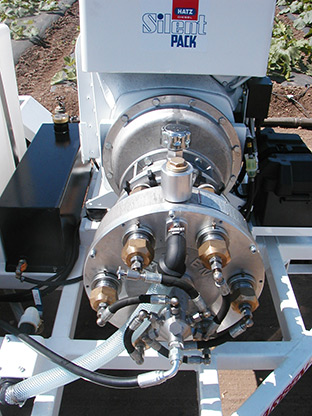Six barrel Harben "P" pump